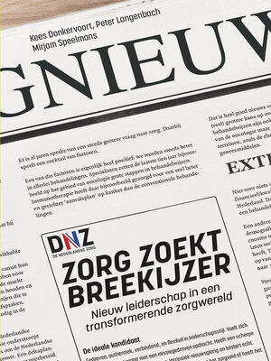 cover image of Zorg zoekt breekijzer